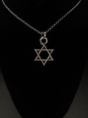 Chrome Hearts Davids Star Pendant Unisex Necklace